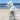 Kids Character Hooded Towel. Sammy The Seagull Blue Stripe.
