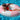Luxe Tube Pool Ring Stole My Heart Pink Stripe.
