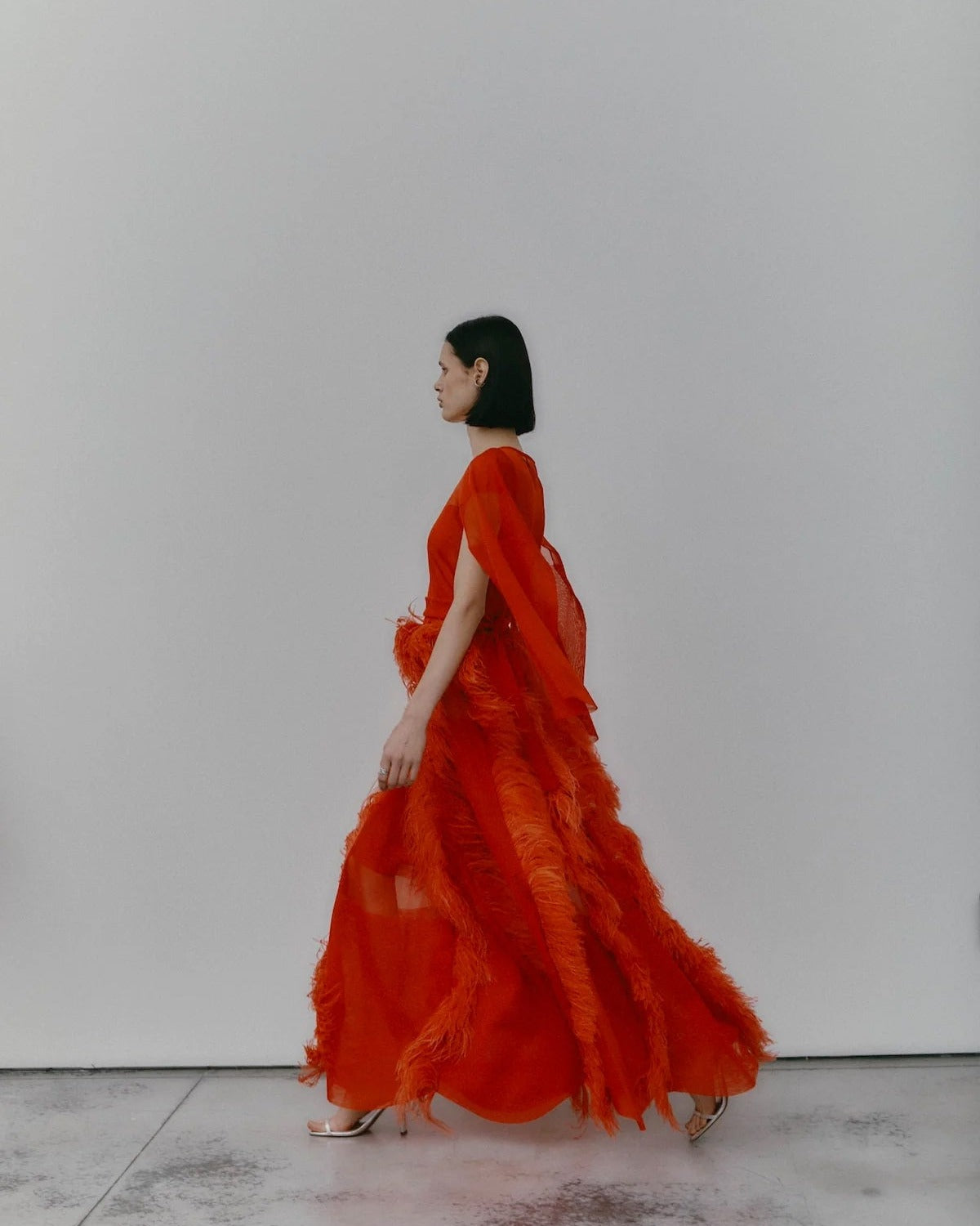 ISIDE DRESS - COUNTRY RED