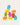 GOKI Colorful Bears Stacking Game