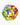 GOKI Touch Ring Elastic Rainbow Ball
