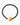 JULIETTA Spiral Necklace - Black and Gold