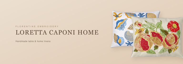 Loretta Caponi Home - Florentine embroidery table & home linens