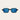 L.G.R Marrakech - Black Matt 22 Blue Mirror