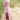 Kids Character Hooded Towel. Cotton, Candy Pink Stripe.