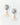 JULIETTA Coquille Earrings - Silver