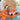 Baby Float Sonny The Sea Creature Neon Orange.