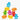 GOKI Colorful Bears Stacking Game