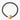 JULIETTA Spiral Necklace - Black and Gold