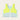 Salty The Shark Swim Vest 3-6 Aqua Neon Yellow