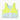 Salty The Shark Swim Vest 3-6 Aqua Neon Yellow